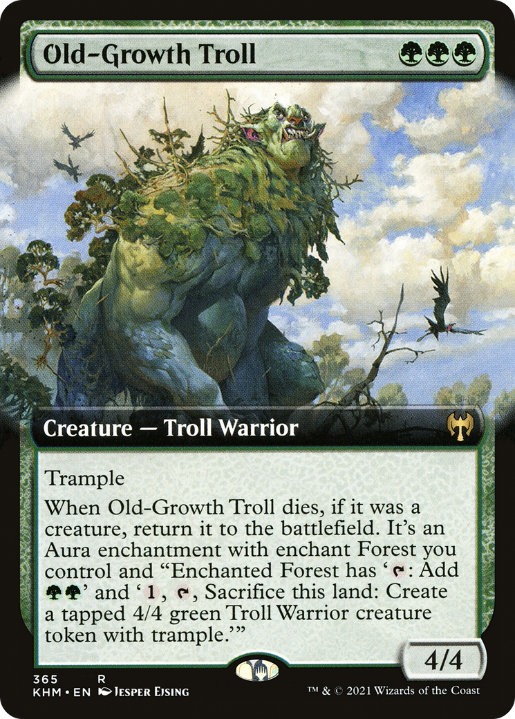 Old-Growth Troll (Extended Art) (365) [Kaldheim] - Deck Out Gaming