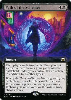 Path of the Schemer (Extended Art) (115) [March of the Machine Commander] - Deck Out Gaming