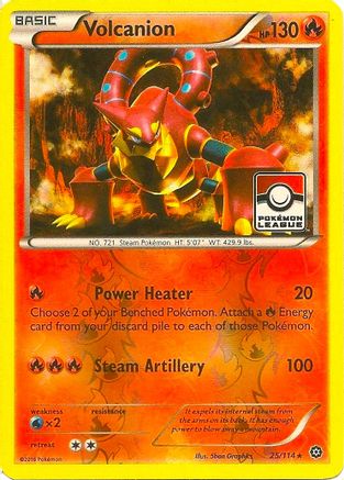 Volcanion - 25/114 (Pokemon League) (25) [League & Championship Cards] Reverse Holofoil - Deck Out Gaming