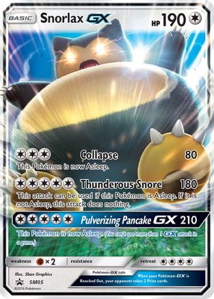 Snorlax GX - SM05 (SM05) [SM Promos] Holofoil - Deck Out Gaming