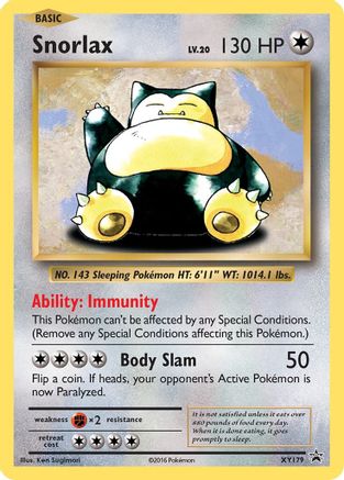 Snorlax - XY179 (XY179) [XY Promos] Holofoil - Deck Out Gaming