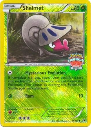 Shelmet - 11/101 (Championship Series) (11) [League & Championship Cards] Reverse Holofoil - Deck Out Gaming