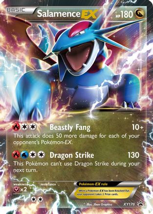 Salamence EX - XY170 (XY170) [XY Promos] Holofoil - Deck Out Gaming