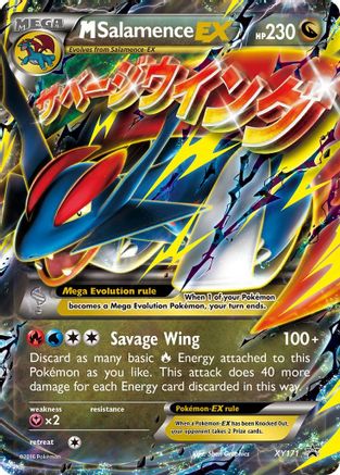 M Salamence EX - XY171 (XY171) [XY Promos] Holofoil - Deck Out Gaming