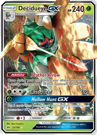Decidueye GX (12) [SM Base Set] Holofoil - Deck Out Gaming