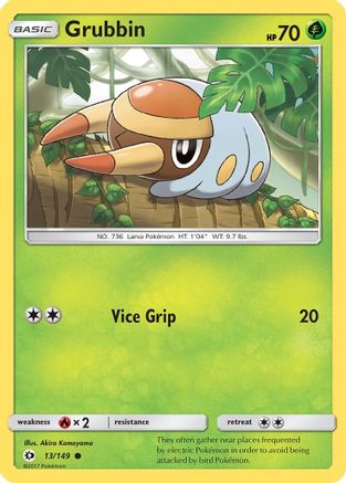 Grubbin (13) [SM Base Set] Reverse Holofoil - Deck Out Gaming