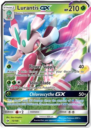Lurantis GX (15) [SM Base Set] Holofoil - Deck Out Gaming