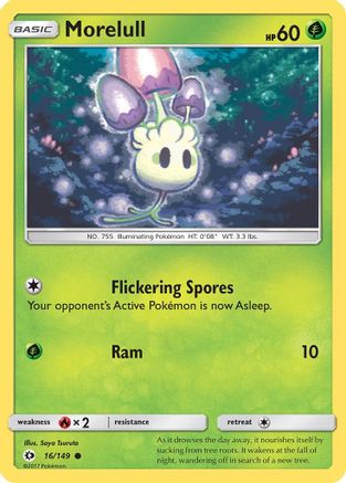 Morelull (16) [SM Base Set] Reverse Holofoil - Deck Out Gaming