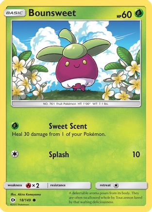 Bounsweet (18) [SM Base Set] Reverse Holofoil - Deck Out Gaming