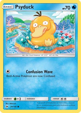 Psyduck (28) [SM Base Set] Reverse Holofoil - Deck Out Gaming