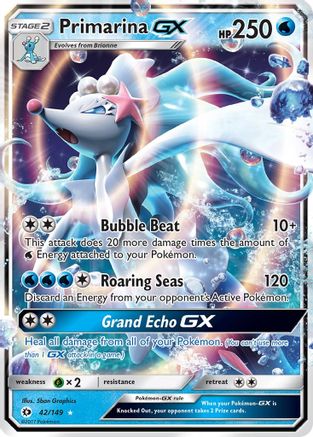 Primarina GX (42) [SM Base Set] Holofoil - Deck Out Gaming