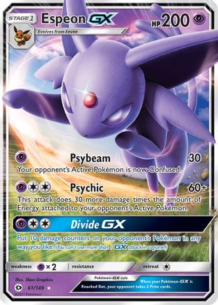 Espeon GX (61) [SM Base Set] Holofoil - Deck Out Gaming