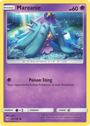 Mareanie (62) [SM Base Set] - Deck Out Gaming