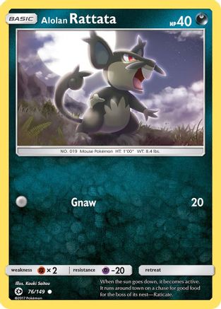 Alolan Rattata (76) [SM Base Set] - Deck Out Gaming