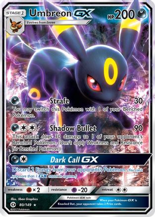 Umbreon GX (80) [SM Base Set] Holofoil - Deck Out Gaming