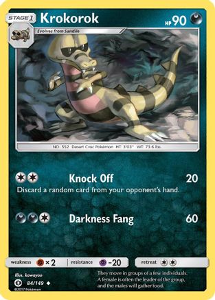 Krokorok (84) [SM Base Set] - Deck Out Gaming