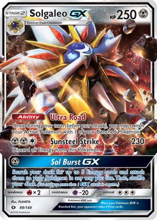 Solgaleo GX (89) [SM Base Set] Holofoil - Deck Out Gaming