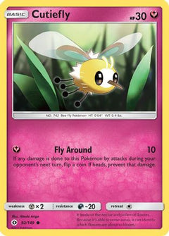 Cutiefly (92) [SM Base Set] Reverse Holofoil - Deck Out Gaming
