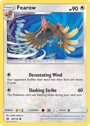 Fearow (98) [SM Base Set] Reverse Holofoil - Deck Out Gaming