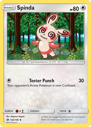 Spinda (102) [SM Base Set] - Deck Out Gaming