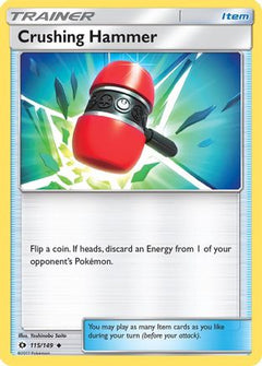 Crushing Hammer (115) [SM Base Set] Reverse Holofoil - Deck Out Gaming