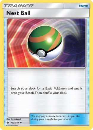 Nest Ball (123) [SM Base Set] Reverse Holofoil - Deck Out Gaming