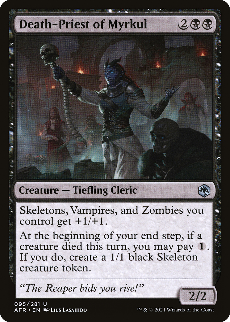 Death-Priest of Myrkul (95) [Adventures in the Forgotten Realms] - Deck Out Gaming