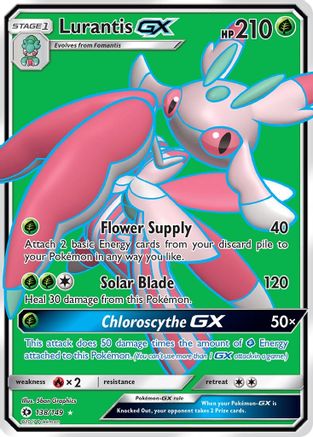 Lurantis GX (Full Art) (138) [SM Base Set] Holofoil - Deck Out Gaming
