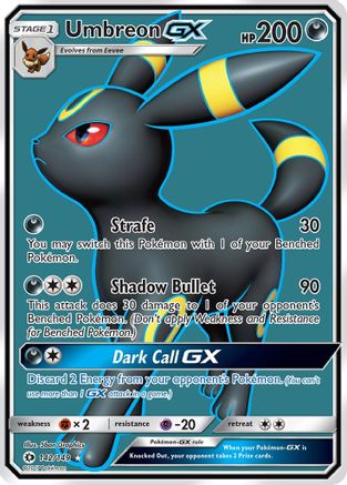Umbreon GX (Full Art) (142) [SM Base Set] Holofoil - Deck Out Gaming