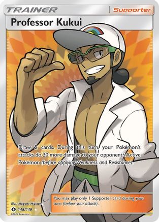 Professor Kukui (Full Art) (148) [SM Base Set] Holofoil - Deck Out Gaming