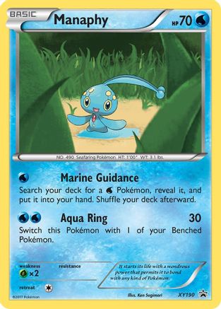 Manaphy - XY190 (XY190) [XY Promos] Holofoil - Deck Out Gaming