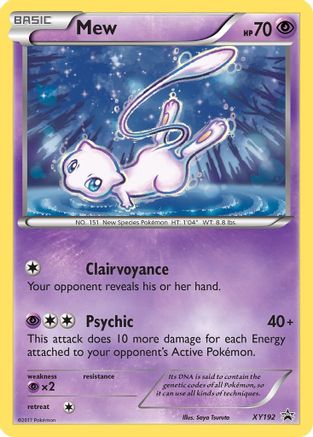 Mew - XY192 (XY192) [XY Promos] Holofoil - Deck Out Gaming
