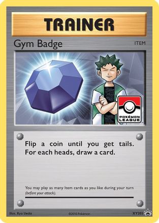 Gym Badge (Brock) (XY203) [XY Promos] Holofoil - Deck Out Gaming