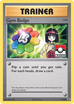 Gym Badge (Erika) (XY206) [XY Promos] Holofoil - Deck Out Gaming