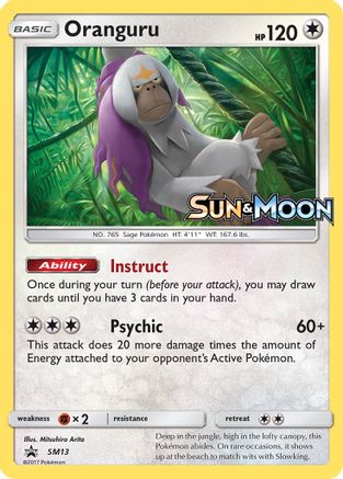 Oranguru - SM13 (Prerelease) (SM13) [SM Promos] Holofoil - Deck Out Gaming