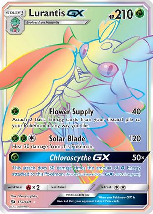 Lurantis GX (Secret) (150) [SM Base Set] Holofoil - Deck Out Gaming