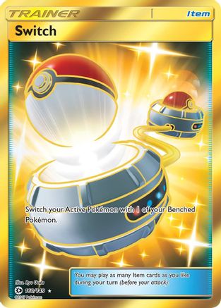 Switch (Secret) (160) [SM Base Set] Holofoil - Deck Out Gaming