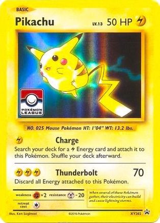 Pikachu - XY202 (Pokemon League) (XY202) [League & Championship Cards] Holofoil - Deck Out Gaming