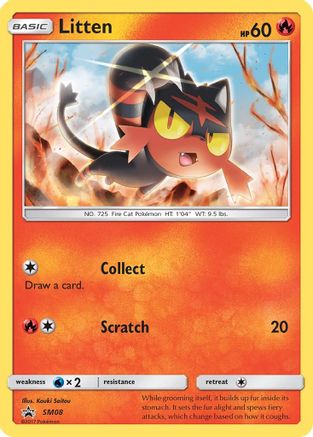 Litten - SM08 (SM08) [SM Promos] Holofoil - Deck Out Gaming