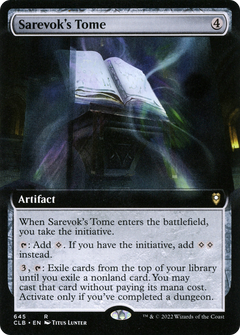 Sarevok's Tome (Extended Art) (645) [Commander Legends: Battle for Baldur's Gate] - Deck Out Gaming