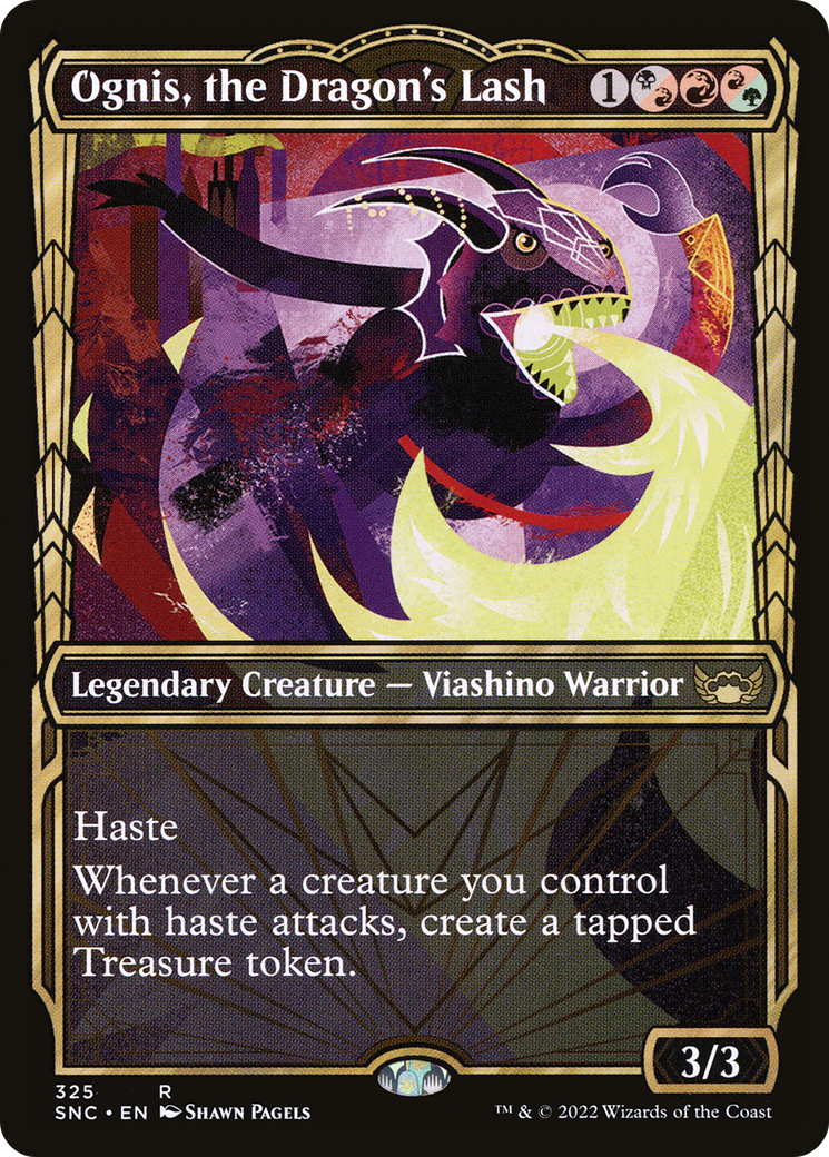 Ognis, the Dragon's Lash (Showcase) (325) [Streets of New Capenna] foil - Deck Out Gaming