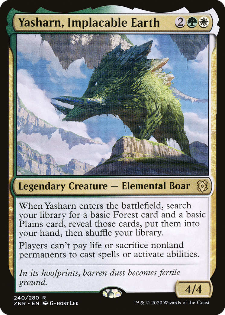 Yasharn, Implacable Earth (240) [Zendikar Rising] foil - Deck Out Gaming