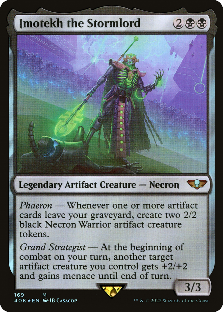 Imotekh the Stormlord (169) [Warhammer 40,000 Commander] foil - Deck Out Gaming