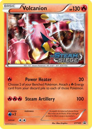 Volcanion (XY Steam Siege Staff Prerelease) (XY145) [XY Promos] - Deck Out Gaming