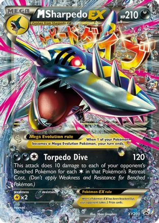 M Sharpedo EX - XY200 (XY200) [XY Promos] Holofoil - Deck Out Gaming