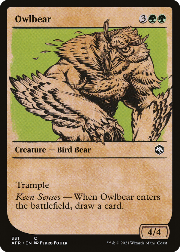 Owlbear (Showcase) (331) [Adventures in the Forgotten Realms] foil - Deck Out Gaming
