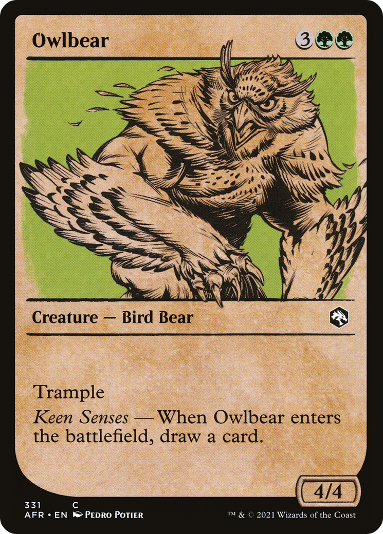 Owlbear (Showcase) (331) [Adventures in the Forgotten Realms] foil - Deck Out Gaming