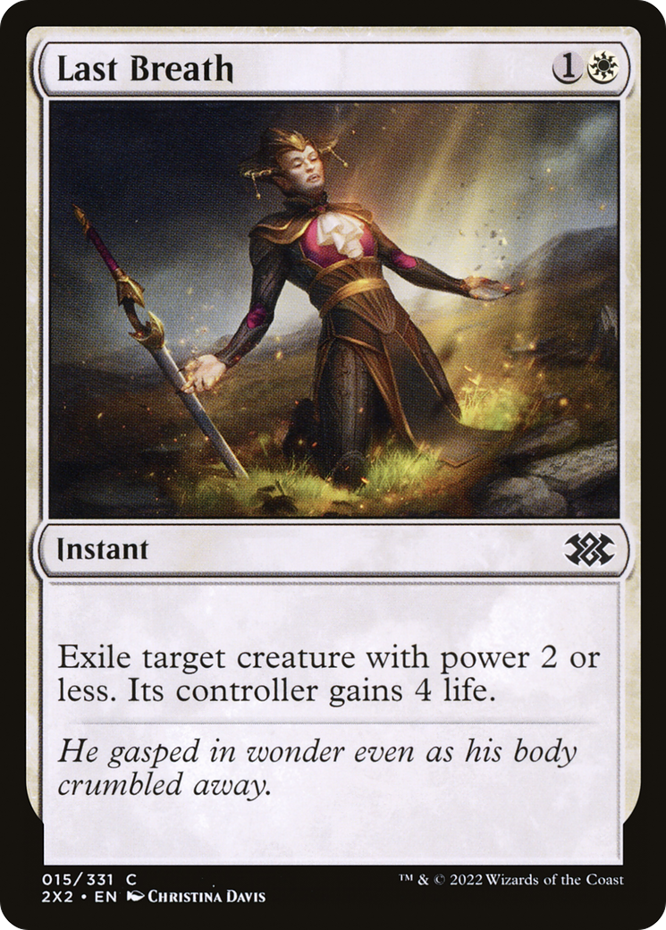 Last Breath (15) [Double Masters 2022] foil - Deck Out Gaming