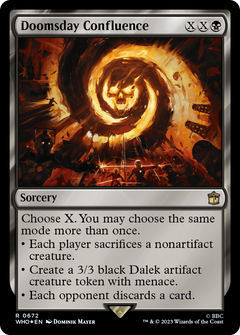 Doomsday Confluence (Surge Foil) (672) [Doctor Who] foil - Deck Out Gaming