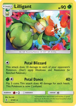Lilligant (5) [SM - Guardians Rising] Reverse Holofoil - Deck Out Gaming